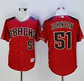 Arizona Diamondbacks #51 Randy Johnson Red Brick New Cool Base Stitched Baseball Jersey Sanguo,baseball caps,new era cap wholesale,wholesale hats